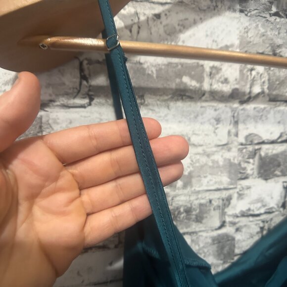 NWT EKOUAER Teal Spaghetti Strap Tank Top Size XL - Picture 10 of 15